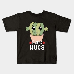 Cactus Free Hughs Kids T-Shirt